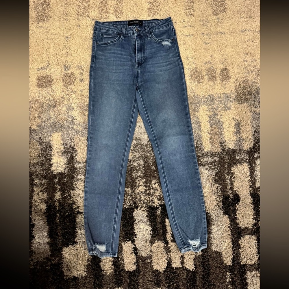 Just Black Denim from Buckle skinny jeans, size 27